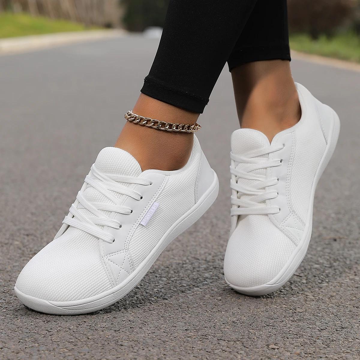Chaussures pieds nus pour femmes, chaussures de sport décontractées tendance, maille respirante, ver