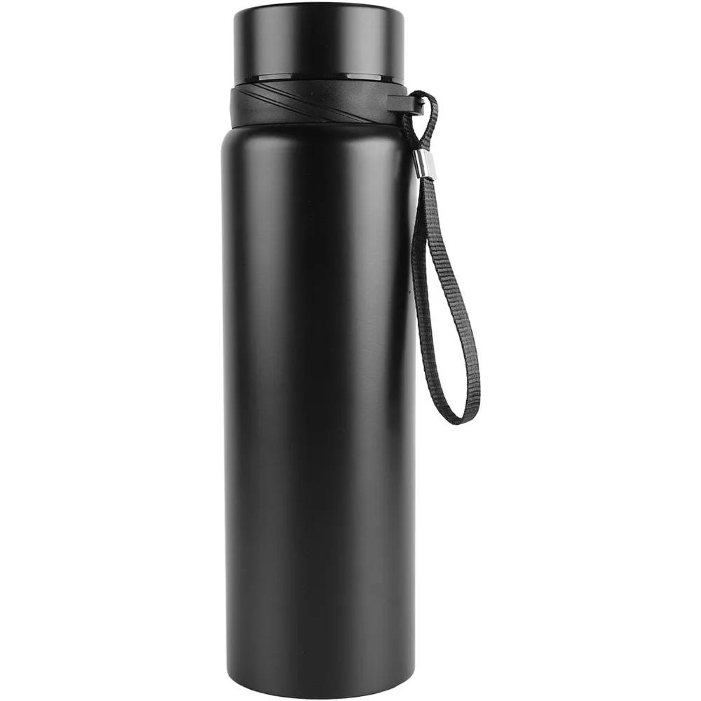 Bouteille d'eau isolée en acier inoxydable de 1000ml, garde les boissons chaudes ou froides pendant