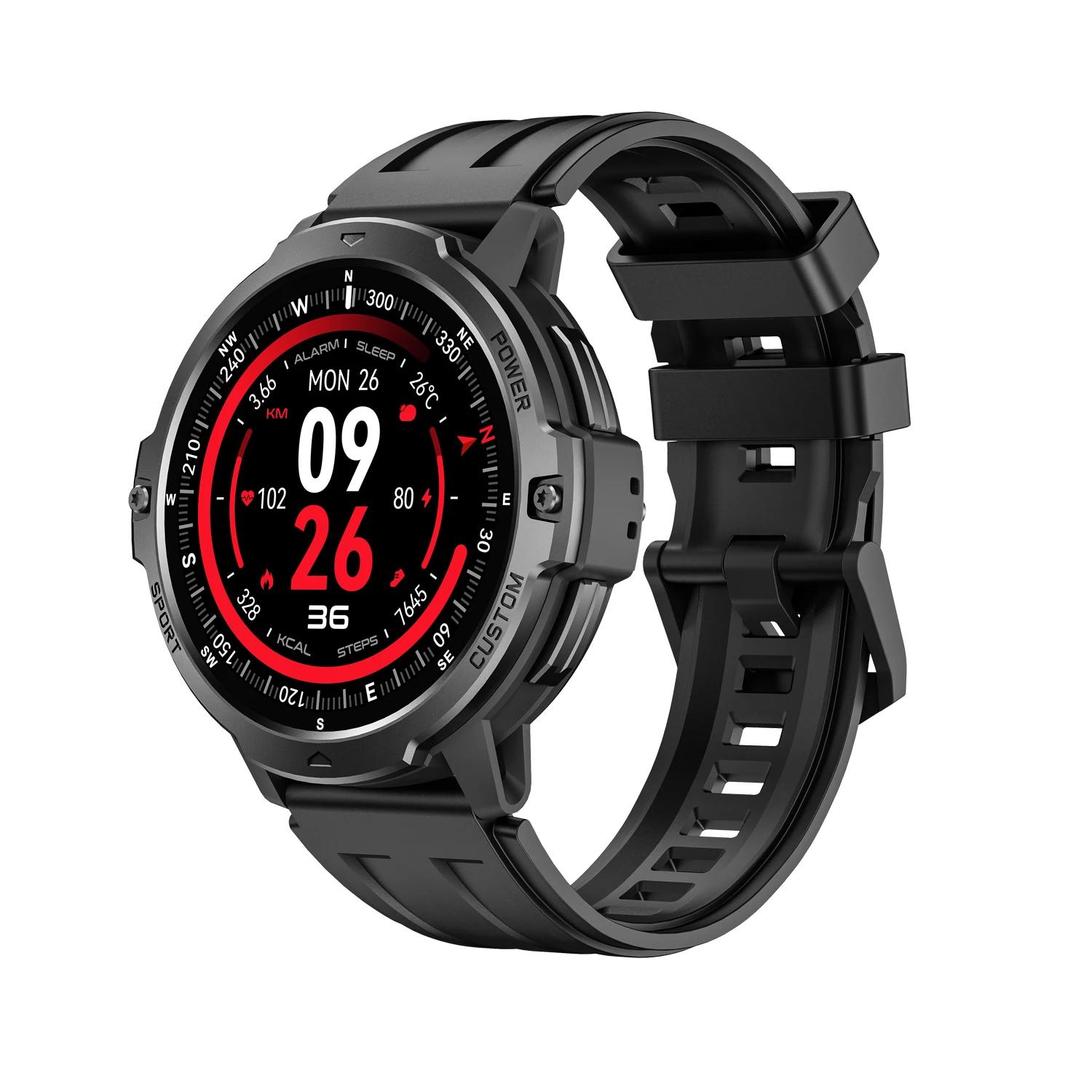 Nouvelle montre connectée GPS pour sports de plein air 2025, batterie 500 mAh, altimètre barométriqu