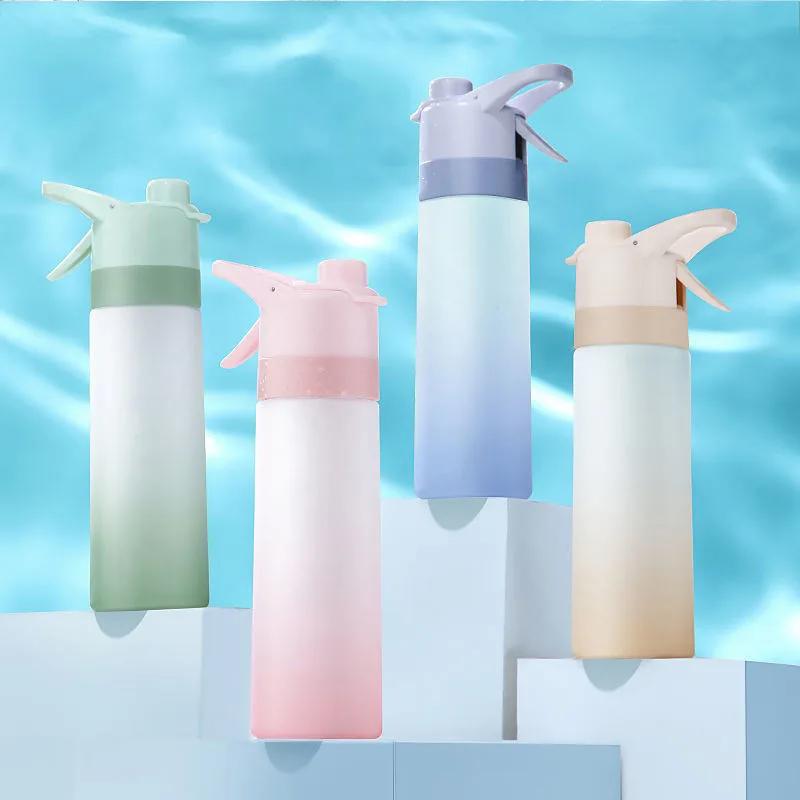 Bouteille d'eau de sport, gourde de sport, bouteille d'eau avec pulvérisateur rapide, adaptée à la randonnée, à la salle de sport et aux activités de plein air