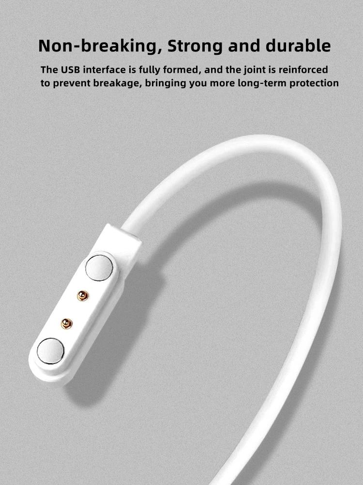 Chargeur magnétique USB S6 pour montre intelligente Ju479, 2 broches, 4 broches, câble de charge, adaptateur secteur pour enfants, appareil de beauté, brosse à dents