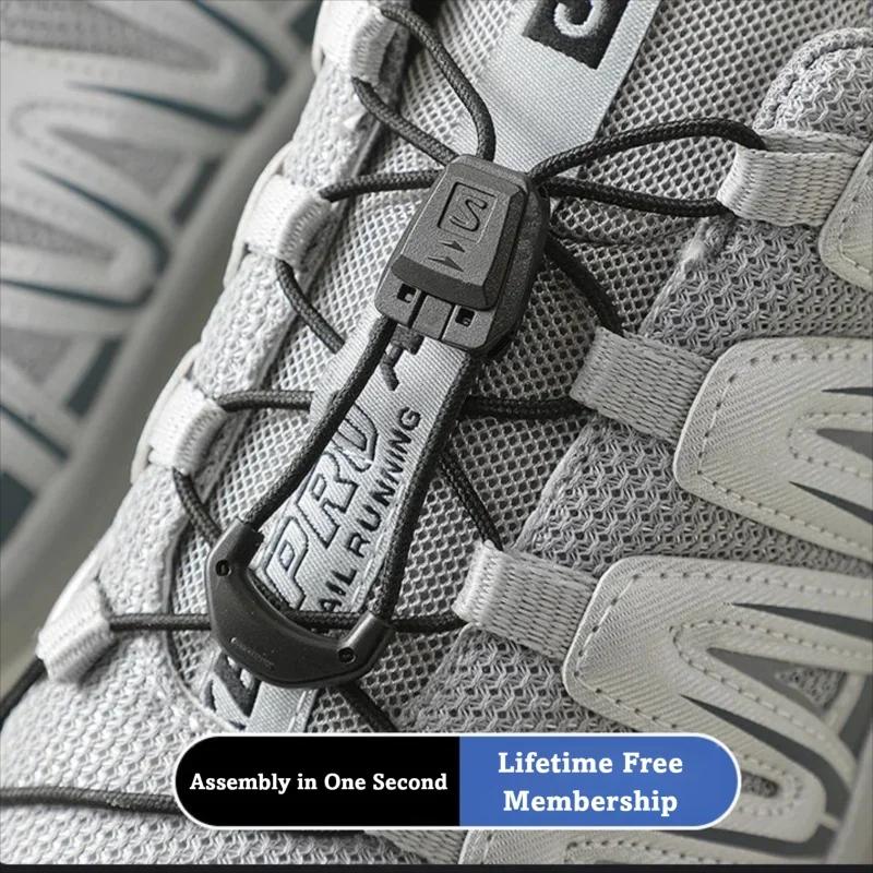 Kit Quicklace/accessoire de remplacement de dentelle de chaussures/lacets sans cravate lacets de chaussures de Tennis ronds lacets de baskets de course de qualité