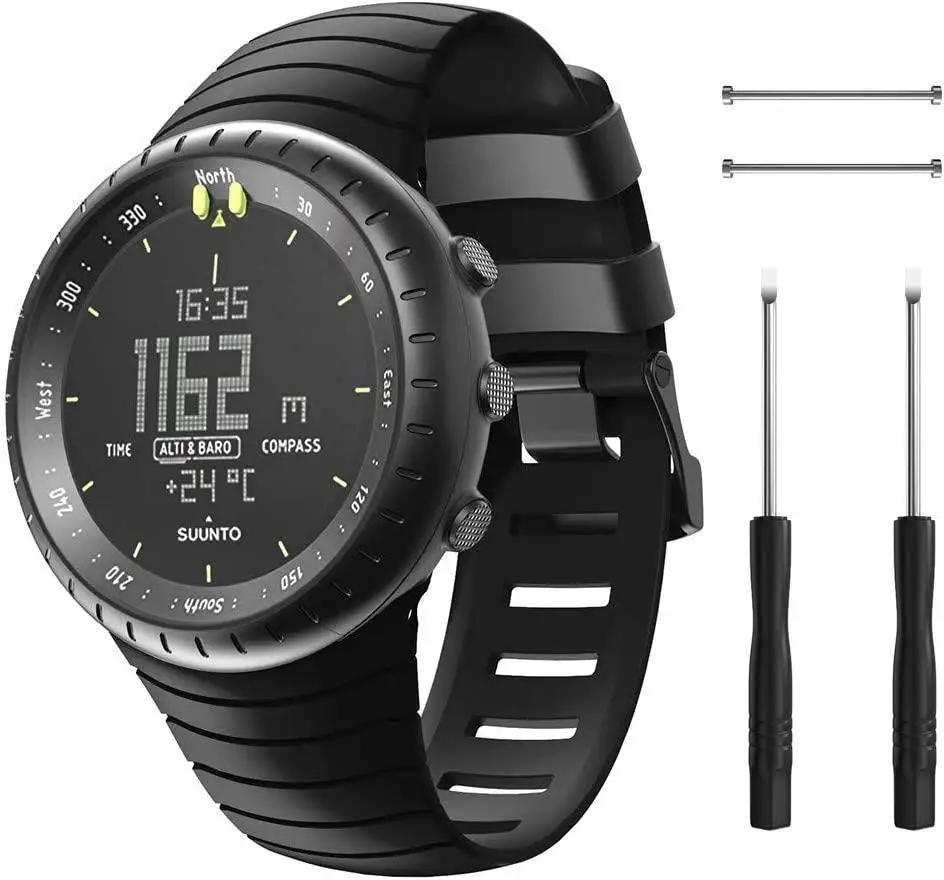 SUUNTO-Bracelet de rechange en silicone pour montre, accessoires en caoutchouc, à la mode