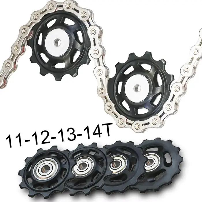 11T 12T 13T 14T roulement vtt vélo roue de guidage arrière vélo de route Jockey dérailleur arrière p