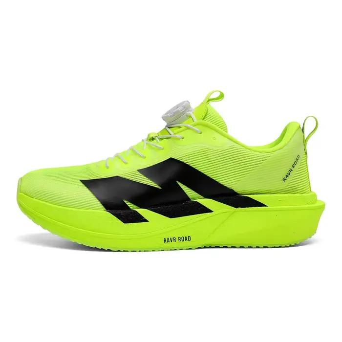 Chaussures de course Marathon Carbon Plate avec boucle rotative, mousse supercritique, ultra-légères
