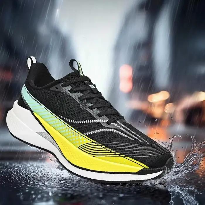 Chaussures de course avec plaque en carbone, spéciales marathon, respirantes, légères, confortables,
