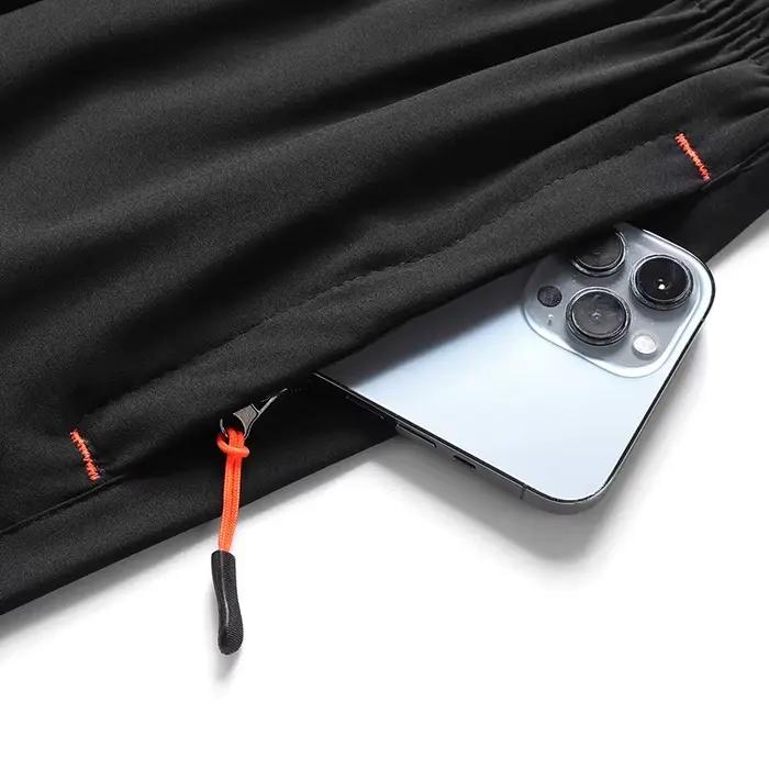 CHRLCK short de course réfléchissant pour hommes pantalon d'été à séchage rapide pantalon de pêche r