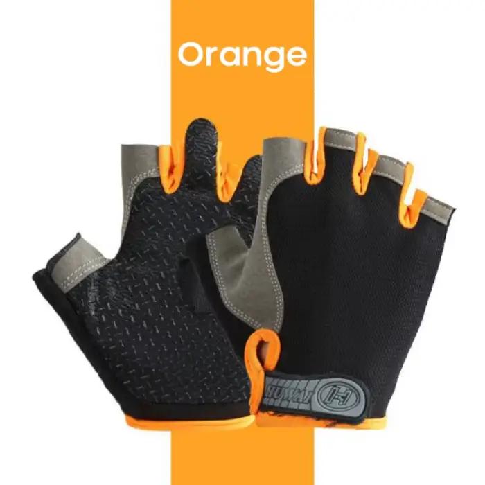 Gants de cyclisme demi-doigts pour homme et femme, antidérapants, anti-transpiration, respirants, an