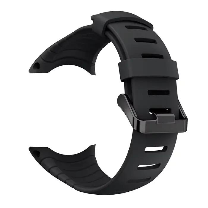 Pour bracelet de montre Suunto Core bracelet en Silicone de haute qualité avec bracelet à boucle noi