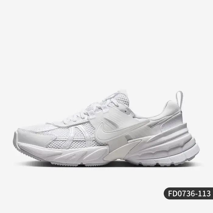 Nike V2K Run Chaussures de course rétro en maille durable pour femmes FD0736-113
