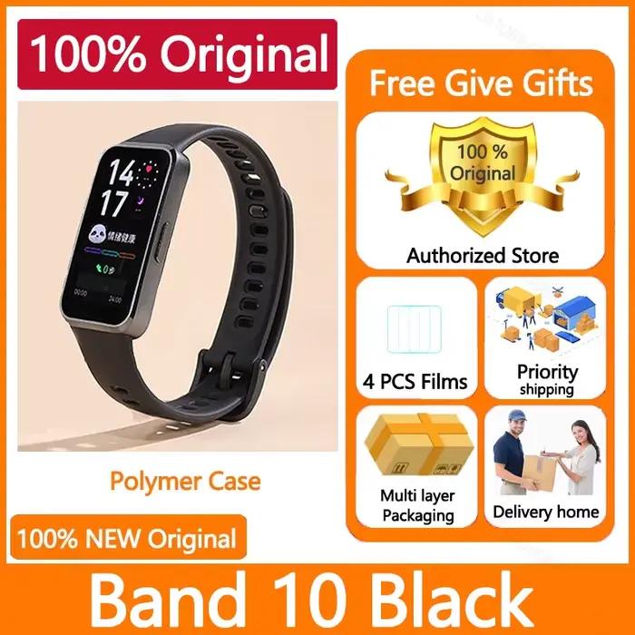 Montre connectée Huawei Band 10, originale, Compatible avec IOS et Android, suivi du sommeil, monite