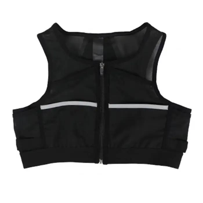 Veste de course respirante pour hommes et femmes, sac à dos réfléchissant, sac de poitrine, sac de r
