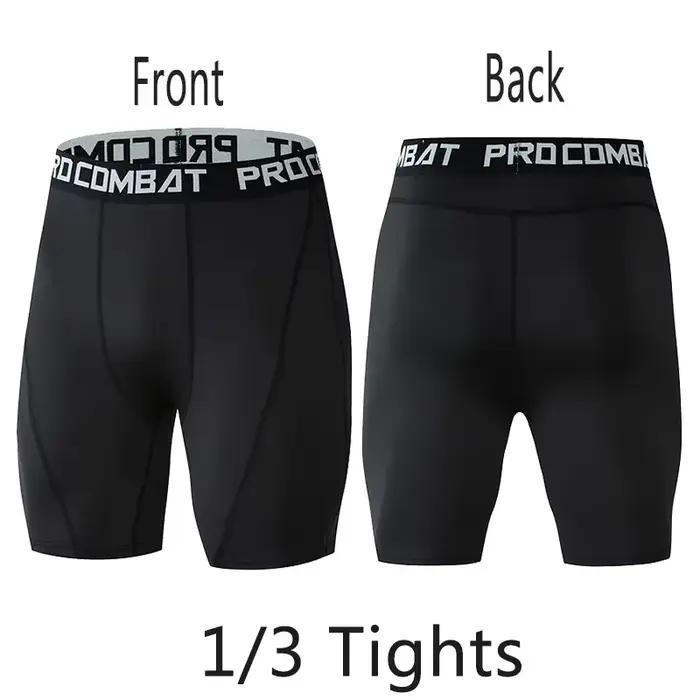 Collants de Sport de course pour hommes, pantalons de basket-ball, Leggings de Compression courts, v