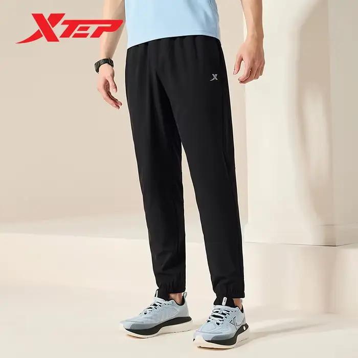 Xtep tissé pantalons de survêtement pour hommes été respirant hommes pantalons de survêtement confor