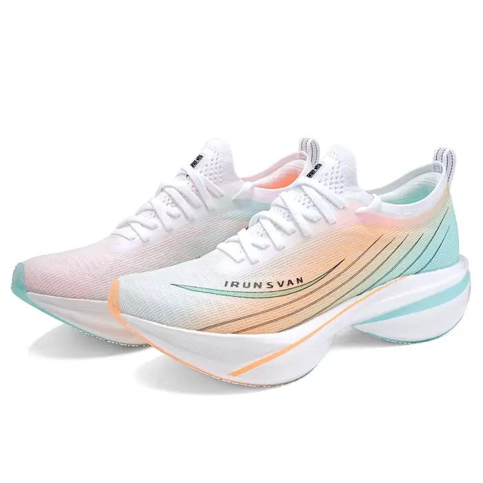 IRUNSVAN Heat 2.0 PRO True Carbon chaussures de course chaussures de sport pour hommes respirant et