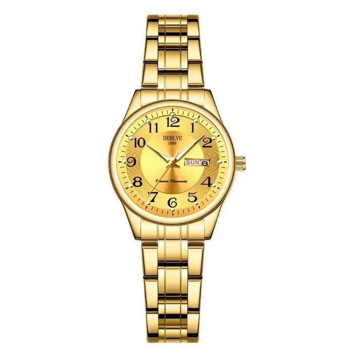 Montre numérique de luxe légère pour femmes - Calendrier lumineux