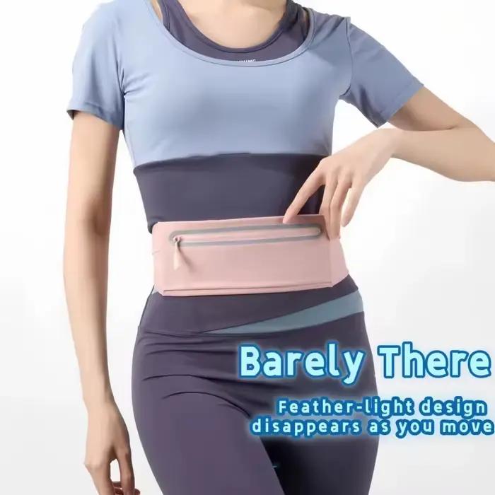 Ceinture de course réfléchissante à 3 poches
