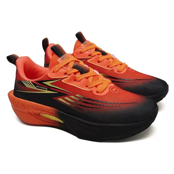 Chaussures de course Marathon pour hommes avec plaque carbone