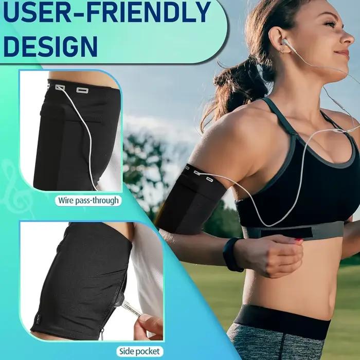 Support de téléphone pour sac de bras de sport, brassards de téléphone portable, brassard de sangle de téléphone pour hommes et femmes, course, marche, randonnée, vélo
