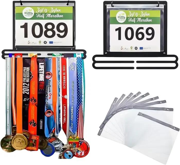 Support de présentation pour dossards de course et médailles - Peut contenir plus de 40