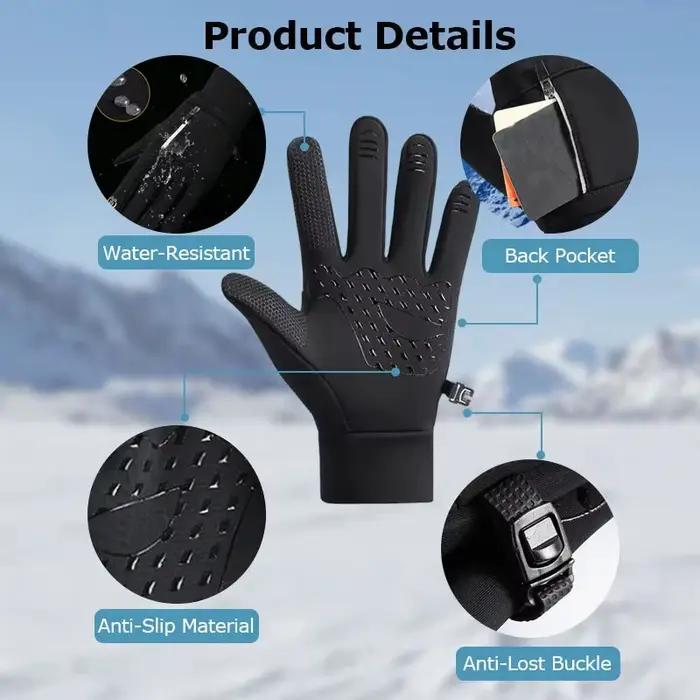 Gants d'hiver imperméables