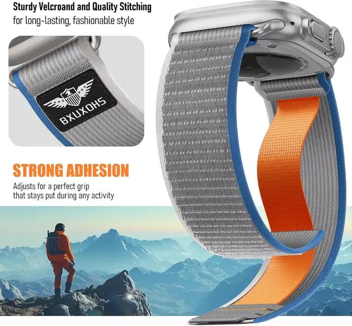 Bracelet à boucle de sentier pour Apple watch Ultra 3 bandes 49mm 46mm 45mm 44mm 42mm 41 40
