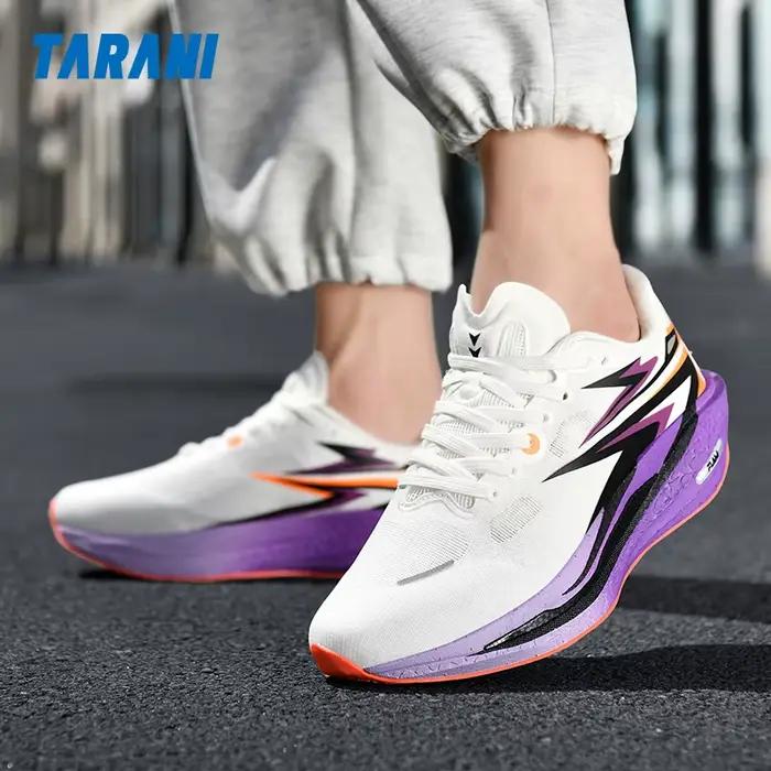 Chaussures de course professionnelles pour hommes avec plaque en carbone pour marathon