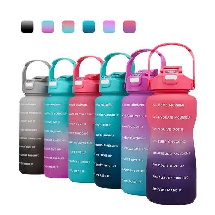 Bouteille d'eau de sport de grande capacité 2L