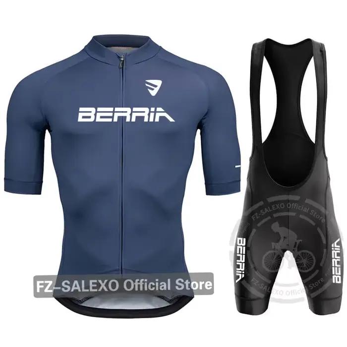 Ensemble de maillot de cyclisme à manches courtes pour hommes