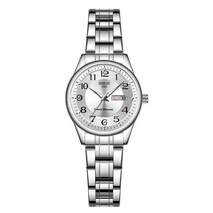 Montre numérique de luxe légère pour femmes - Calendrier lumineux