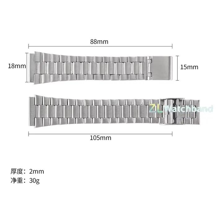 Bracelet de montre pour Casio F-91W F105 F108 A158W A168 AE1200 AE1300