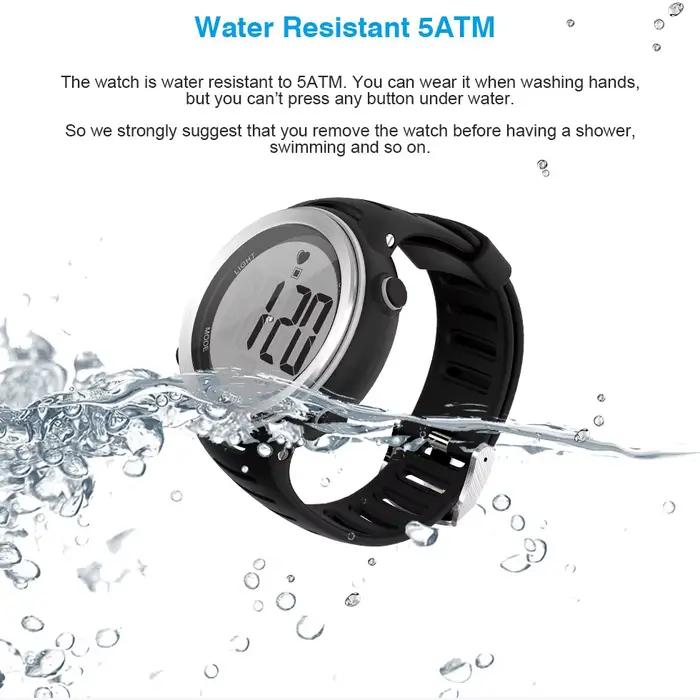 Montres de sport avec moniteur de fréquence cardiaque