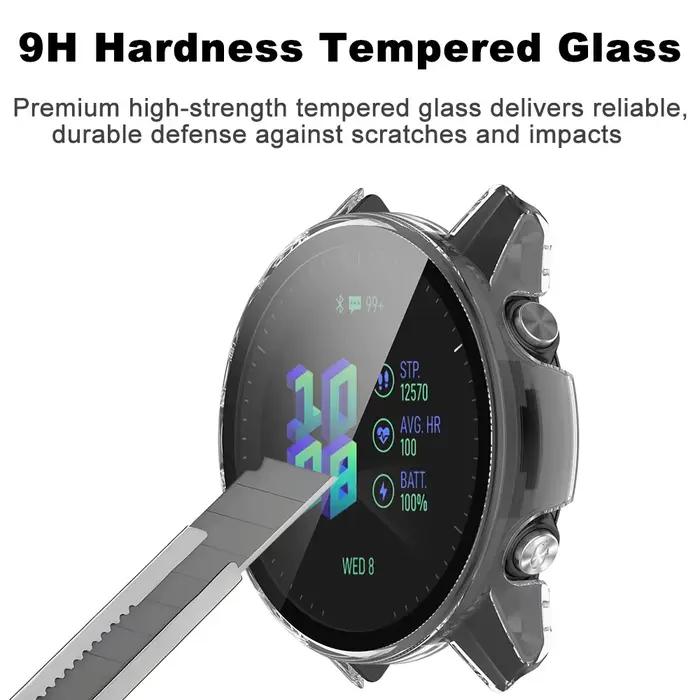 Étui en verre trempé pour montre connectée Garmin Forerunner 965 955 265 265s 255 255s
