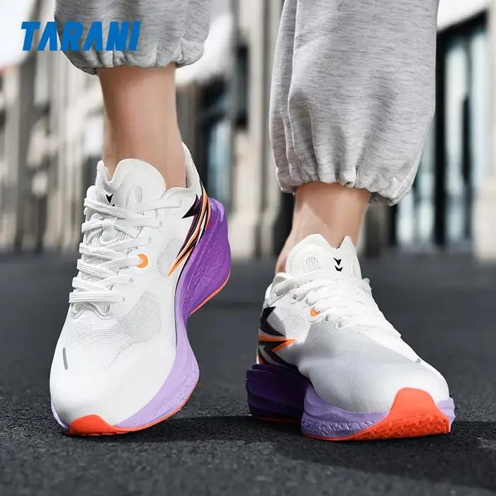 Chaussures de course professionnelles pour hommes avec plaque en carbone pour marathon