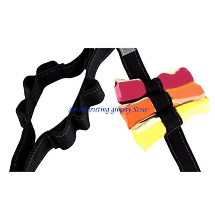 Ceinture numéro course 652D, avec bande réfléchissante à boucle en Gel