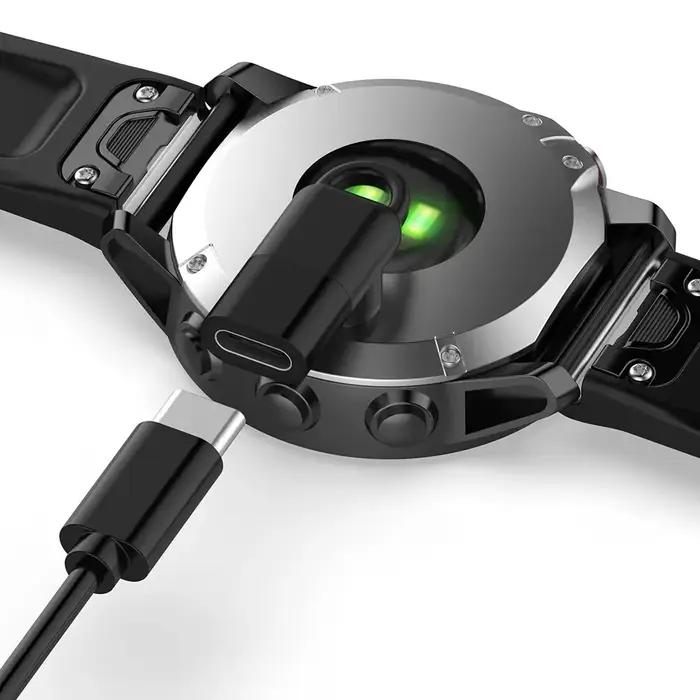 Adaptateur de charge Type-C compatible avec les modèles Garmin Fenix 7