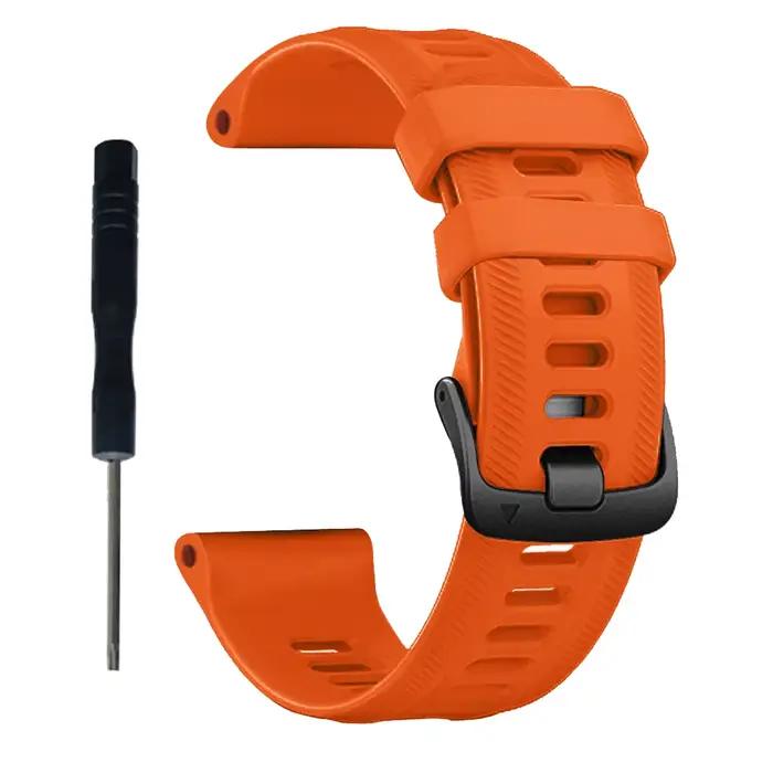Bracelet de montre en silicone pour Garmin Forerunner