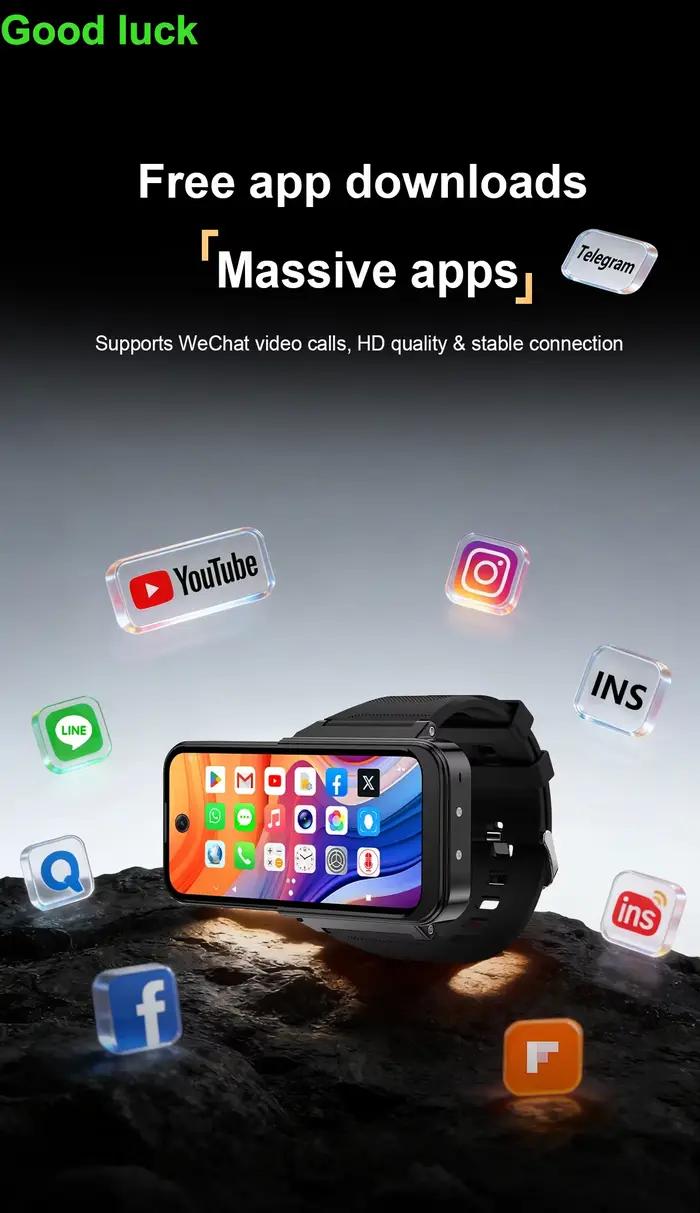 Montre connectée PG999 avec écran tactile Android