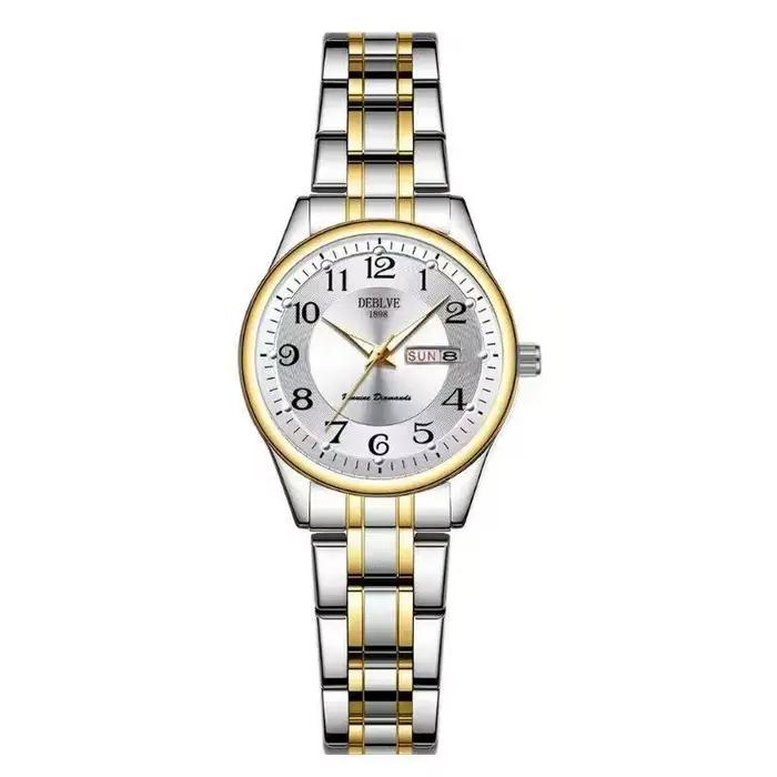 Montre numérique de luxe légère pour femmes - Calendrier lumineux
