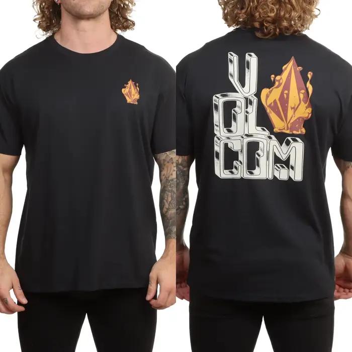 T-shirt de sport de plein air Volcom 2026 – Idéal pour les sorties quotidiennes – Style unisexe de luxe haut de gamme pour hommes et femmes