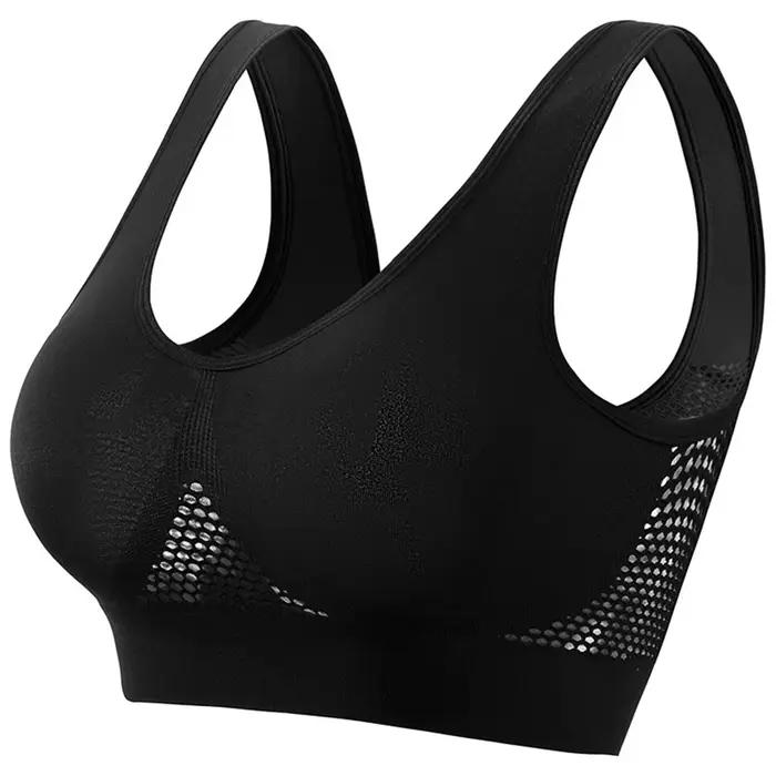 Beau dos soutien-gorge de sport antichoc course Fitness Anti-affaissement Collection supérieure soutien doux haute résistance gilet de Yoga pour femmes