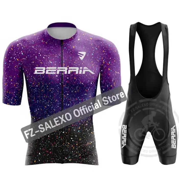 BERRIA ensemble de maillot de cyclisme 2024 été hommes Star Point vêtements