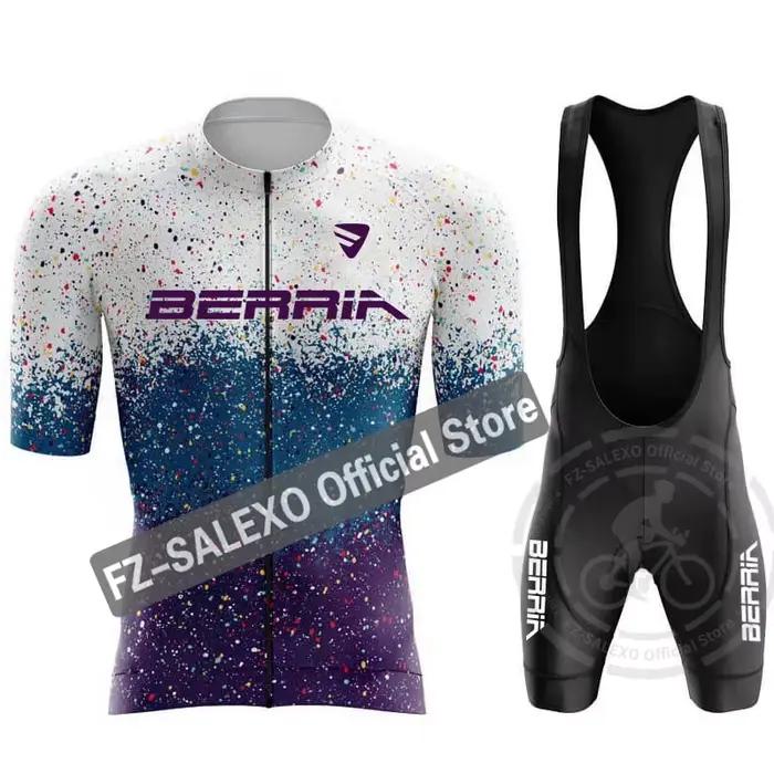 BERRIA ensemble de maillot de cyclisme 2024 été hommes Star Point vêtements