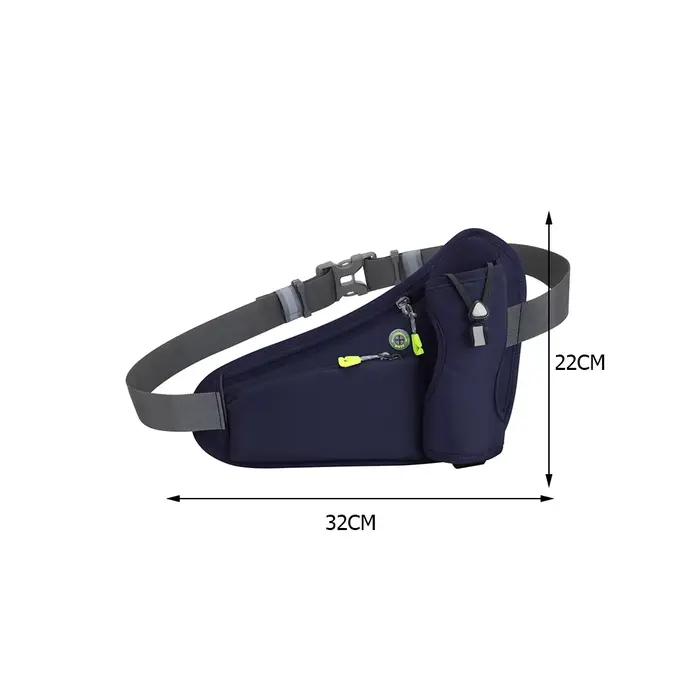 Sac banane de sport avec porte-bouteille d'eau pour homme et femme
