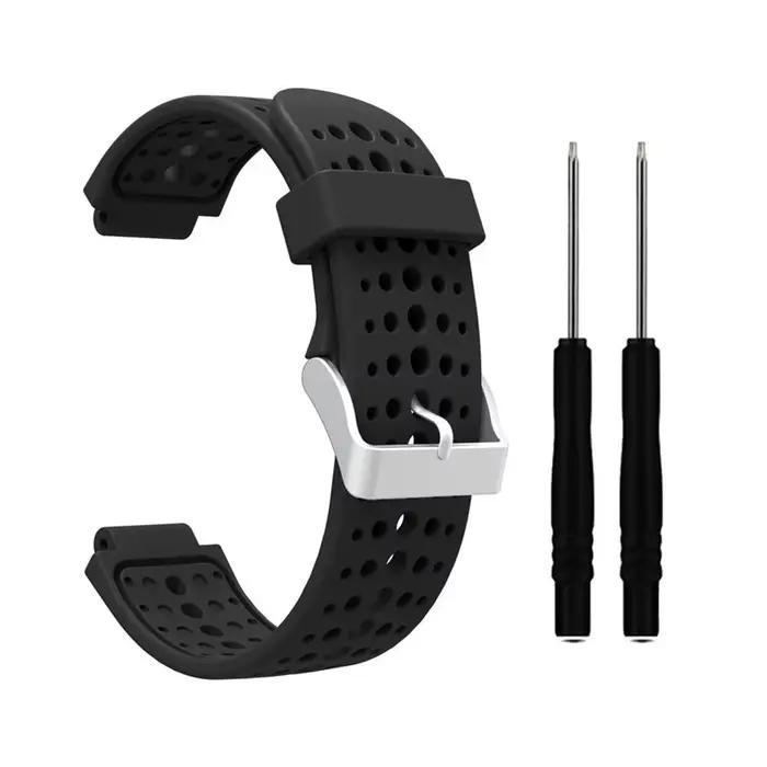 Bracelet de montre silicone pour Garmin Forerunner 220 230 235 620 630 design moderne ajustable pour sportifs occasions spéciales