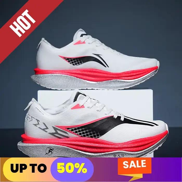 Chaussures de course pour hommes avec plaque en carbone, spéciales marathon, respirantes, légères, confortables, antidérapantes, baskets de loisirs, chaussures tout-terrain