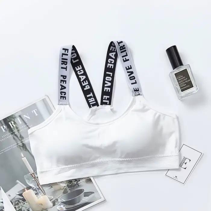 Soutien-gorge de sport sans armatures pour femme