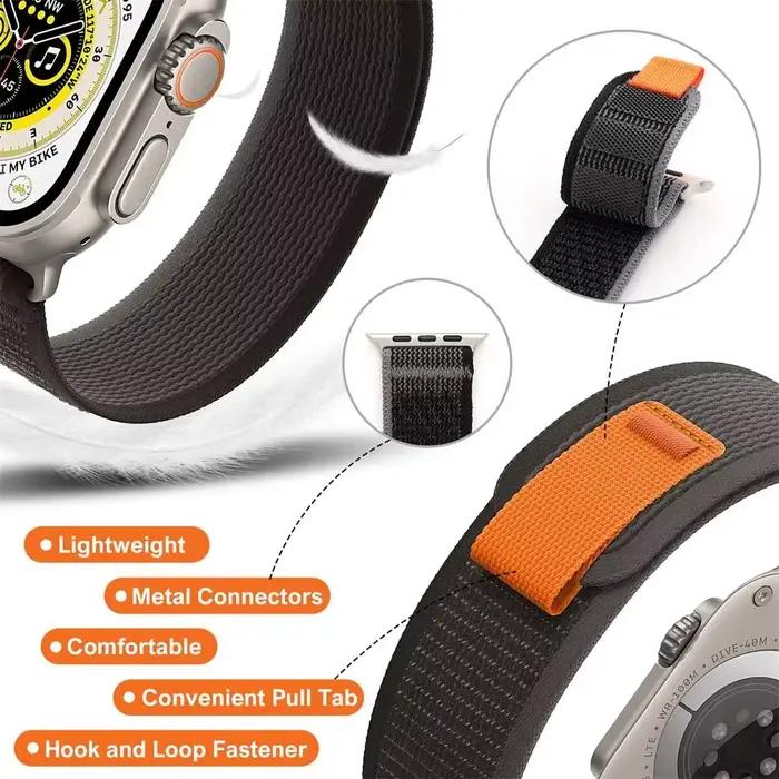 Bracelets Trail Alpine pour Apple Watch Ultra 3 2 Band 49mm 46mm 45mm 44mm 42mm 41mm 40mm Bracelet Correa iWatch 11 SE3