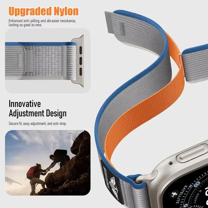 Bracelet à boucle de sentier pour Apple watch Ultra 3 bandes 49mm 46mm 45mm 44mm 42mm 41 40