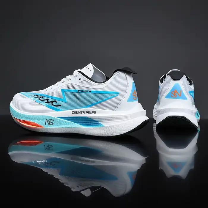 Chaussures de course Marathon pour hommes avec plaque en carbone